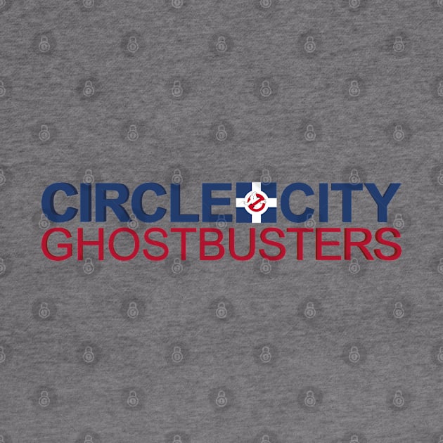 Circle City Ghostbusters Wordmark (Light Shirts) by Circle City Ghostbusters